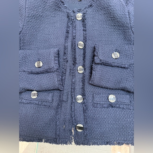 Cinq a Sept Christie Jacket, blue. - Picture 3 of 12